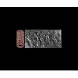 Western Asiatic Figural Cylinder Seal