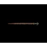 Western Asiatic Luristan Bronze Hilted Long Sword