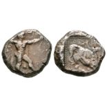 Ancient Greek Coins - Kition - Azbaal - Herakles Stater