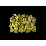 Natural History - 50 Sulphur Mineral Specimens