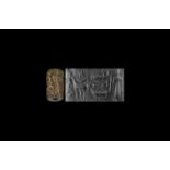 Western Asiatic Cylinder Seal with Animals