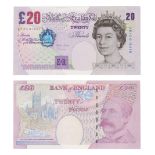 British Banknotes - Bank of England - 1999-2000 Issue - £20