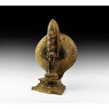 Tibetan Gilt Avalokiteshvara Figure