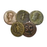 Roman Imperial Coins - Early Ases Group [5]