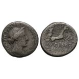 Roman Republican Coins - L Marcius, C Mamilius C f Limetanus and P Crepusius - Venus Denarius