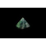 Natural History - Large Fluorite Pyramid Mineral Specimen