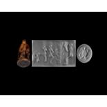 Western Asiatic Cylinder Seal with Figures