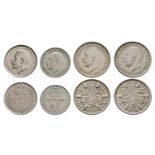 English Milled Coins - George V - 1911-1929 - Sixpences, Threepence and Maudy Groat [4]