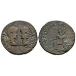 Roman Provincial Coins - Gordian III and Tranquillina - Mesopotamia - Tyche Bronze