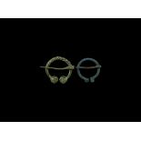 Viking Penannular Brooch Pair