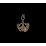 Memento Mori Pendant with Skull
