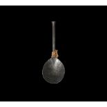 Post Medieval Pewter Spoon with Maker's Mark