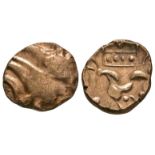 Celtic Iron Age Coins - Corieltauvi - Gold Domino Stater