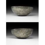 Roman Silver Bowl with Inscriptions