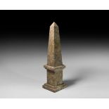 Natural History - Fossiliferous Limestone Obelisk