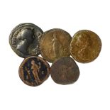 Roman Imperial Coins - Faustina I to II - Sestertii [5]