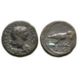 Roman Imperial Coins - Trajan - She Wolf Quadrans