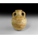 Egyptian Alabaster Amphora