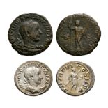 Roman Imperial Coins - Gordian III - Denarius and As [2]