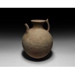 Large Western Asiatic Amlash Animal Handled Spouted Vessel