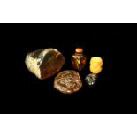 Natural History - Polished and Carved Amber Collection