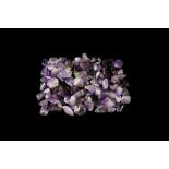 Natural History - 50 Polished Amethyst Crystal Mineral Specimens