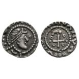 Anglo-Saxon Coins - Primary Phase - Series BX - Bird on Cross Sceatta