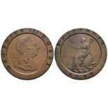 English Milled Coins - George III - 1797 - Cartwheel Twopence