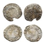 English Tudor Coins - Henry VIII - London/Canterbury - Facing Bust Halfgroats [2]