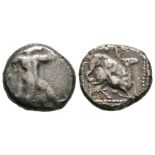 Ancient Greek Coins - Kition - Azbaal - Herakles Stater