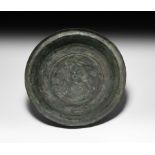 Roman Dish with Female Bust