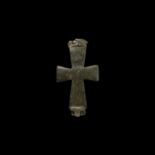 Byzantine Reliquary Cross Pendant