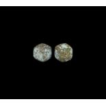 Roman Bronze Dice Pair