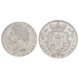 English Milled Coins - George IV - 1821 - Sixpence