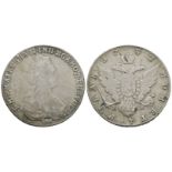 World Coins - Russia - Catherine II - 1782 - Rouble