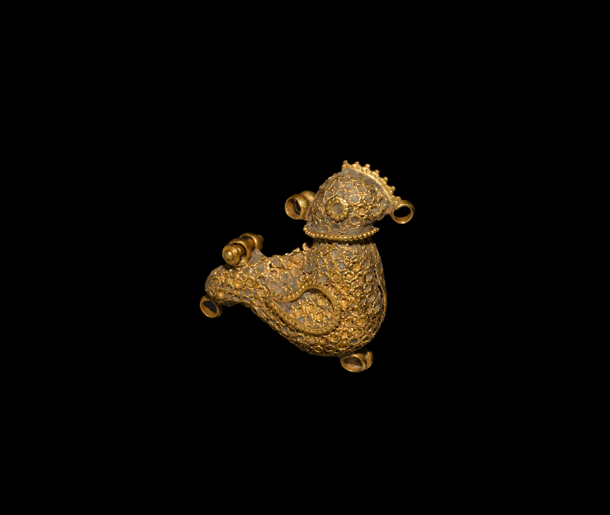 Islamic Gold Bird Earring Section
