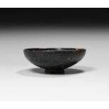 Greek Decorated Blackware Bowl