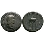 Roman Imperial Coins - Nero - Triumphal Arch Sestertius