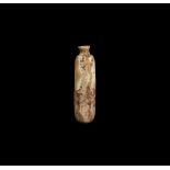 Western Asiatic Bactrian Alabaster Flask