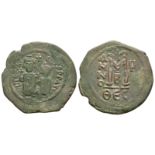 Ancient Byzantine Coins - Heraclius and Heraclius Constantine - M Follis