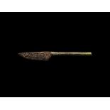 Roman Medical Scalpel with Bronze Handle