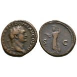 Roman Imperial Coins - Domitian (under Titus) - Minerva As
