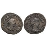 Roman Imperial Coins - Vabalathus and Aurelian - Portrait Antoninianus