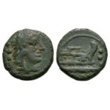 Roman Republican Coins - Post Reform - Anonymous - Galley Quadrans