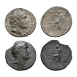Ancient Greek Coins - Seleukid kingdom - Antiochos I or III and Seleukos IV Philopator - Tetradrachm