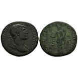Roman Imperial Coins - Hadrian - Felicitas Sestertius
