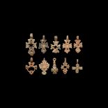 Byzantine Cross Pendant Collection