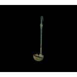 Etruscan Ladle with Animal Handle
