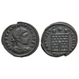 Roman Imperial Coins - Constantine II (under Constantine I) - London - Camp Gate Bronze