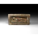 Chinese Wei Brick with Buddha in Death